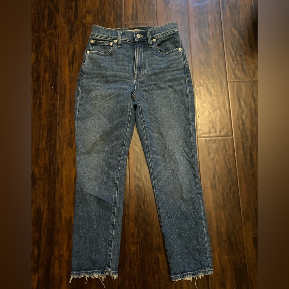 Madewell High Rise Slim Crop Boy Jeans size 24